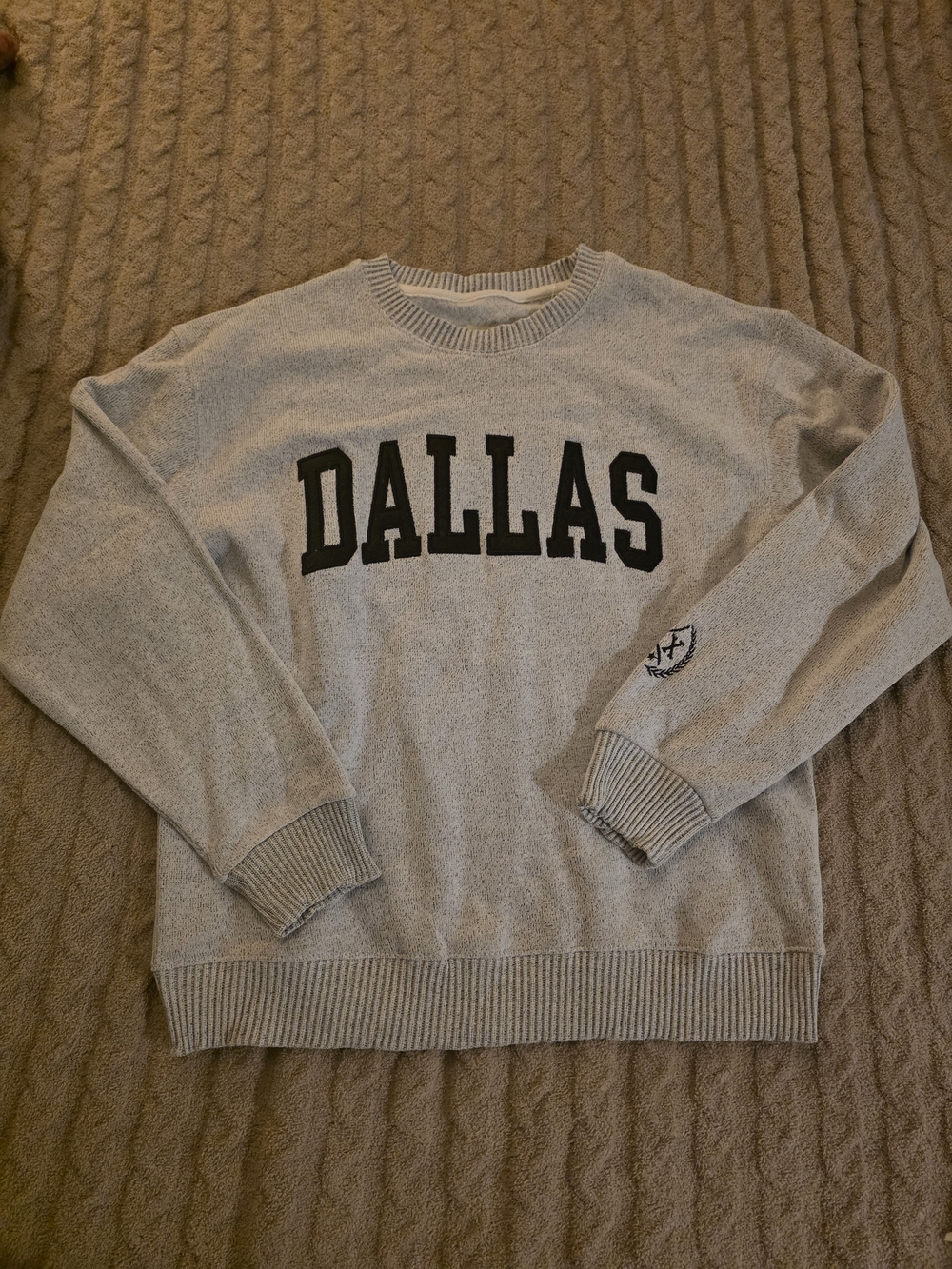 Dallas Crewneck Sweater - Light Gray